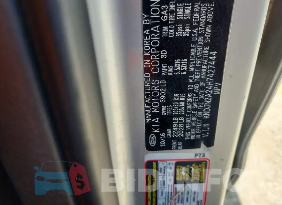 KNDJN2A24H7427444 Photo# 12