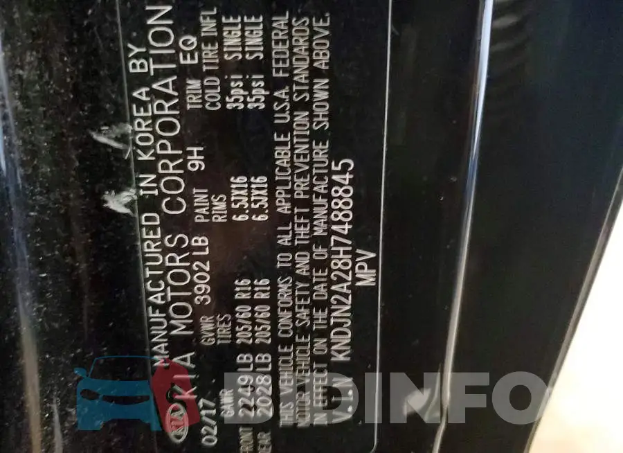 KNDJN2A28H7488845 Photo# 12