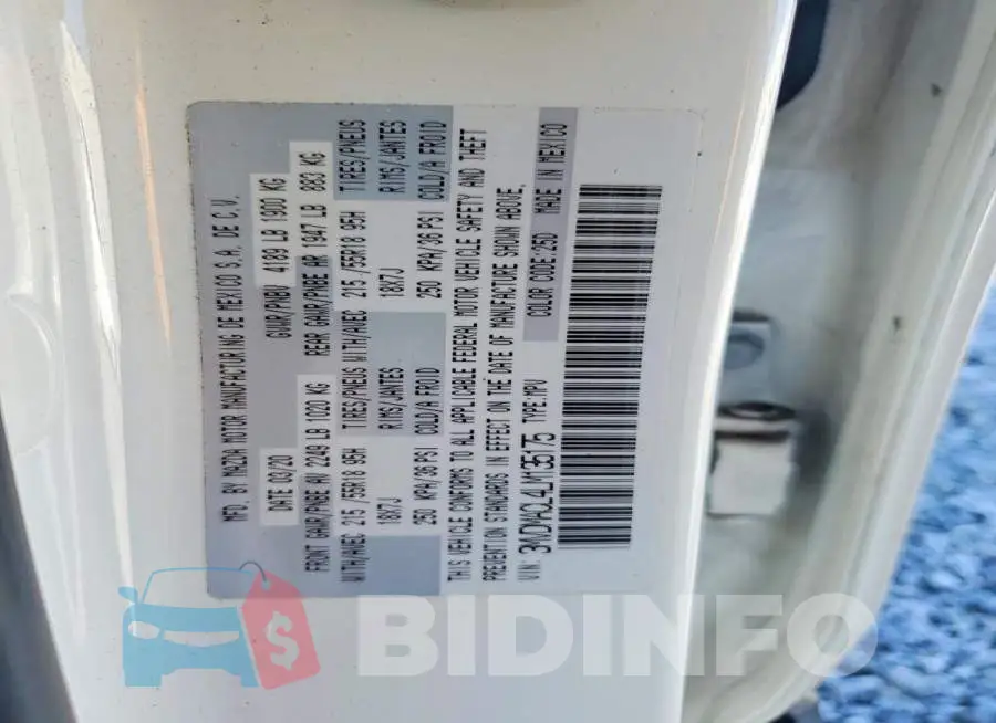3MVDMACL4LM135175 Photo# 14
