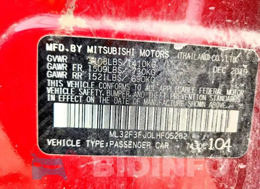 ML32F3FJ0LHF05282 Photo# 12