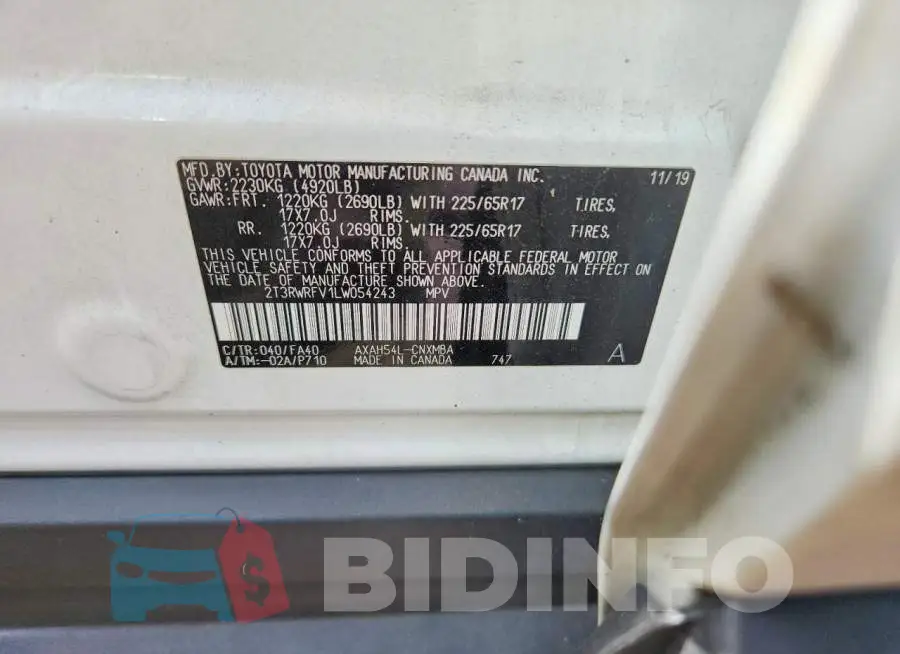 2T3RWRFV1LW054243 Photo# 14