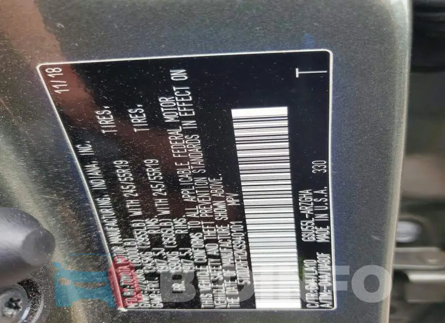 5TDDZRFH2KS940101 Photo# 12