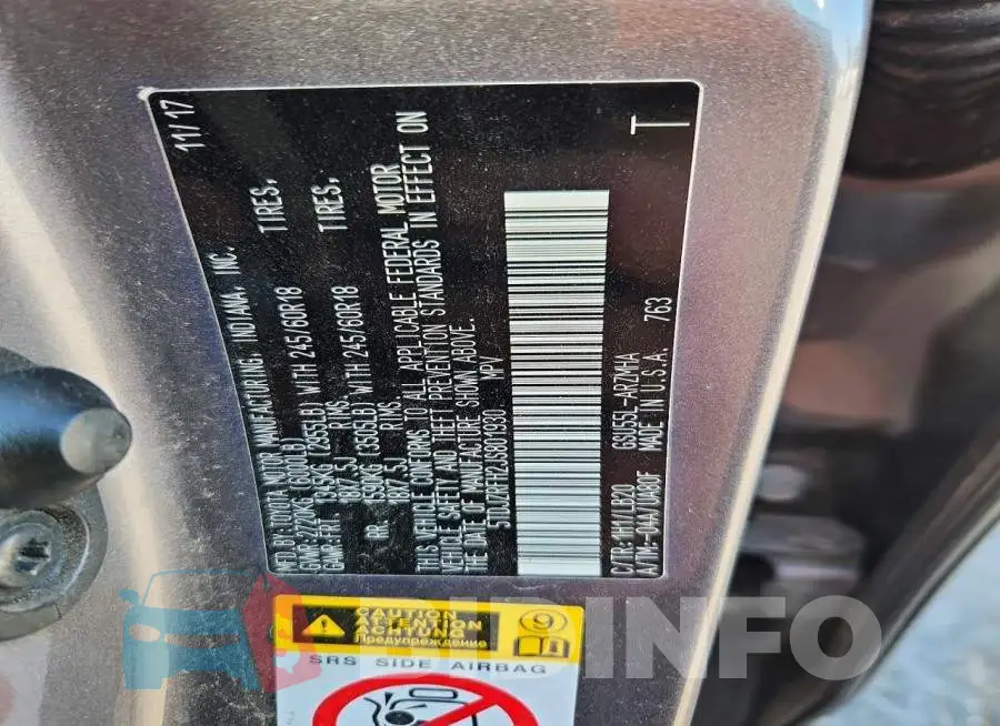 5TDJZRFH2JS801930 Photo# 14