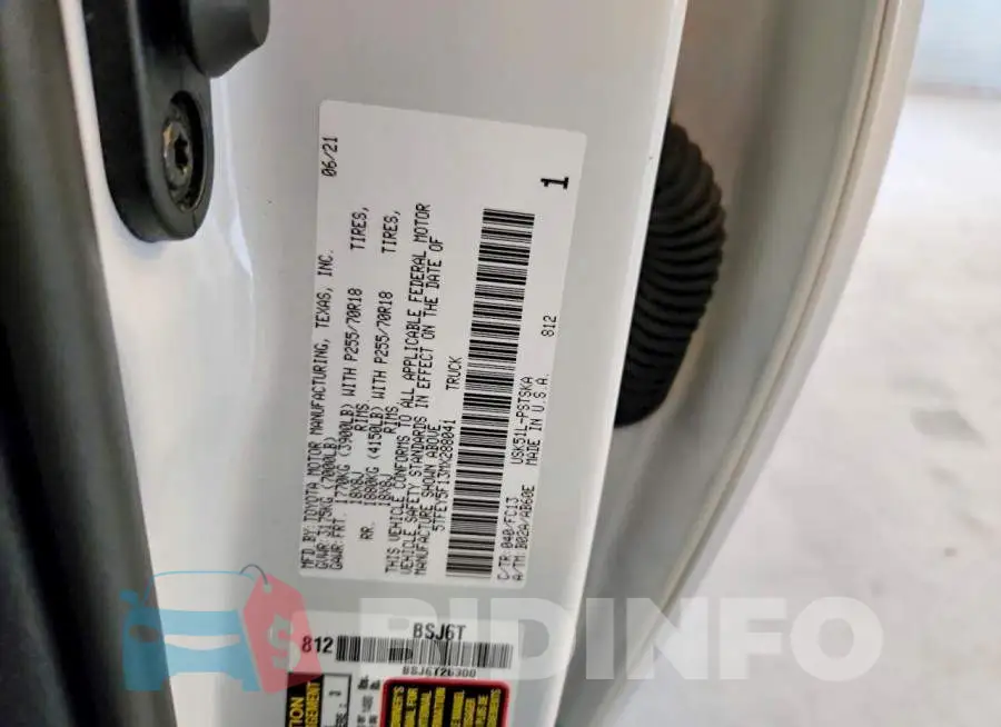 5TFEY5F13MX288041 Photo# 12