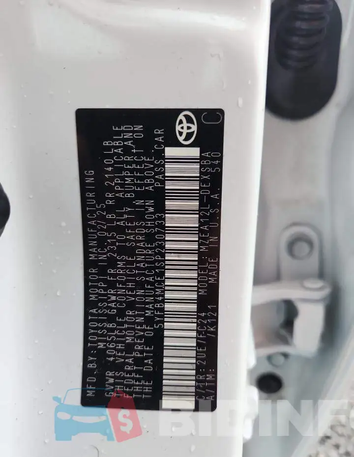 5YFB4MCE1SP230733 Photo# 12