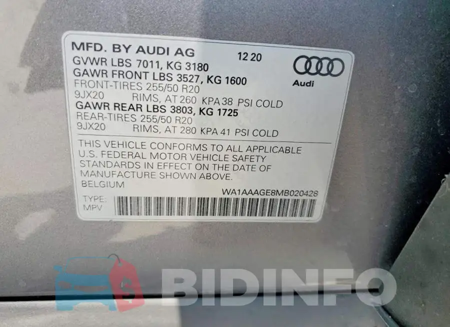WA1AAAGE8MB020428 Photo# 12
