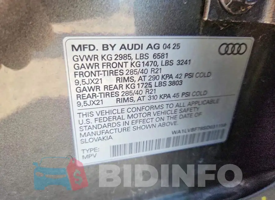 WA1LVBF78SD031159 Photo# 12