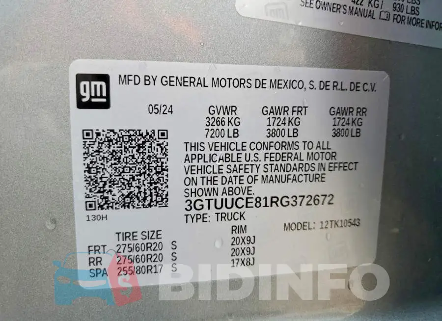 3GTUUCE81RG372672 Photo# 13