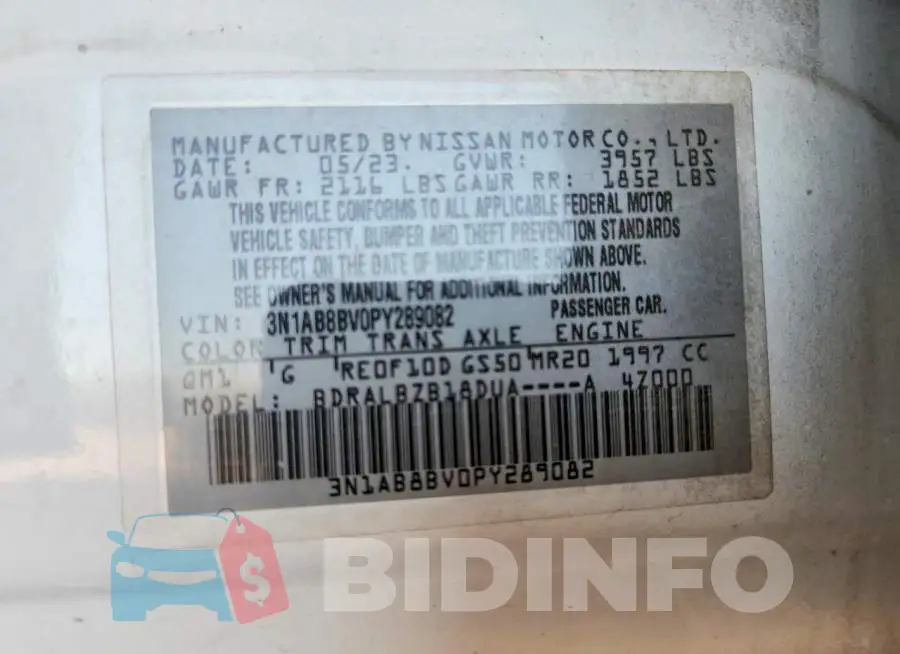 3N1AB8BV0PY289082 Photo# 12