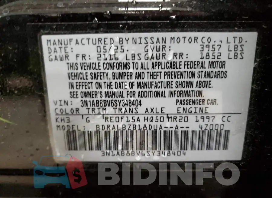 3N1AB8BV6SY348404 Photo# 13