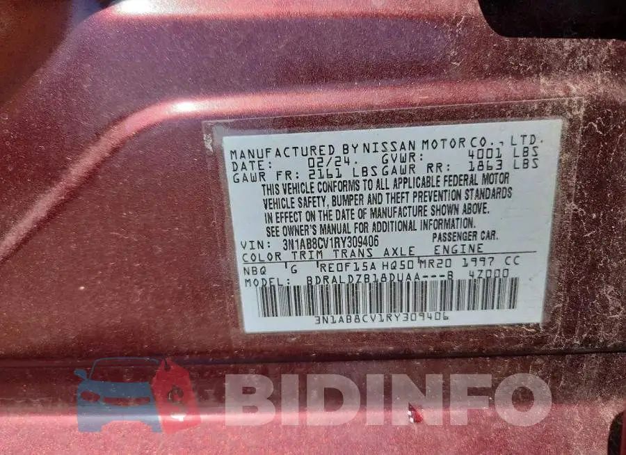 3N1AB8CV1RY309406 Photo# 12