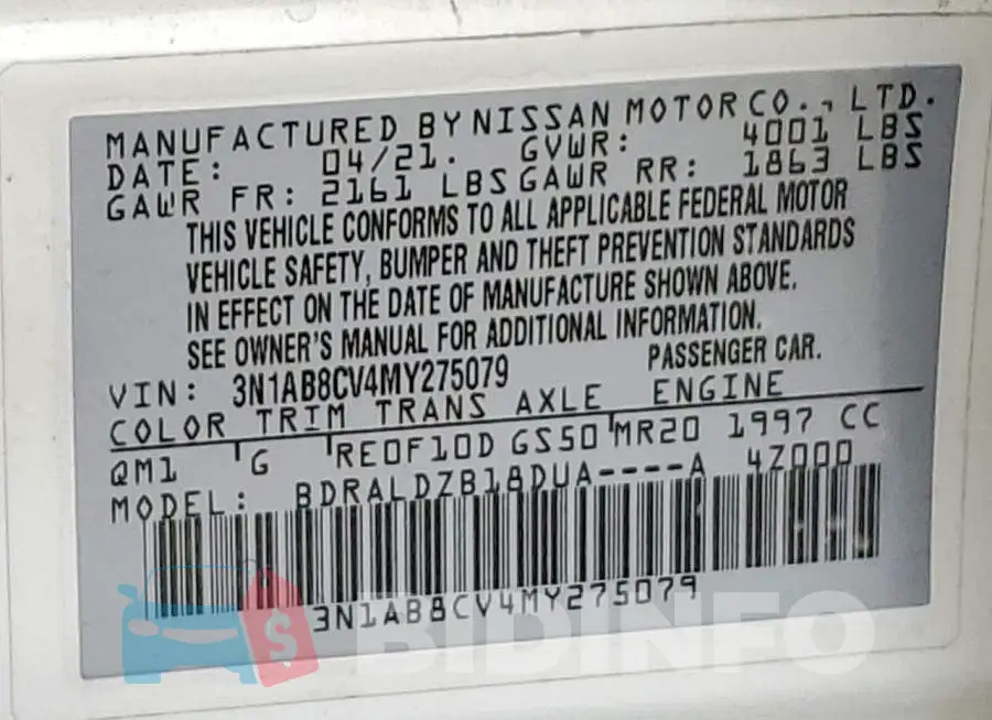 3N1AB8CV4MY275079 Photo# 12