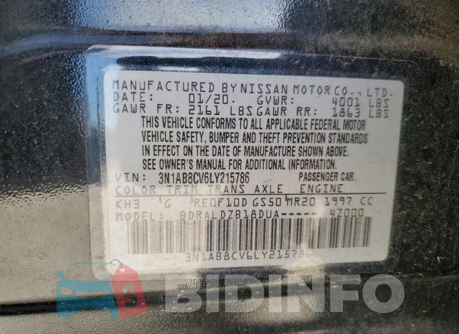 3N1AB8CV6LY215786 Photo# 12