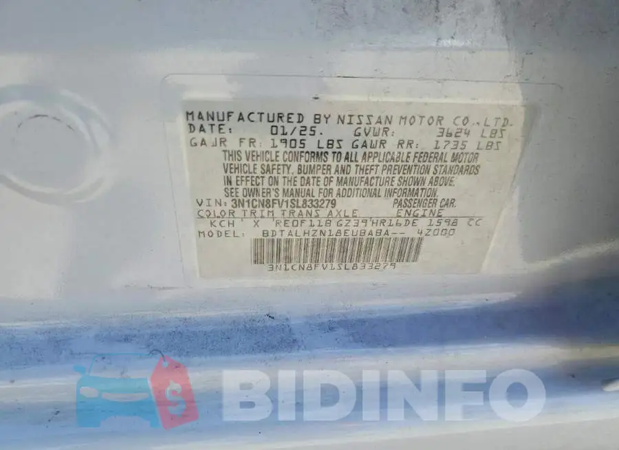 3N1CN8FV1SL833279 Photo# 12