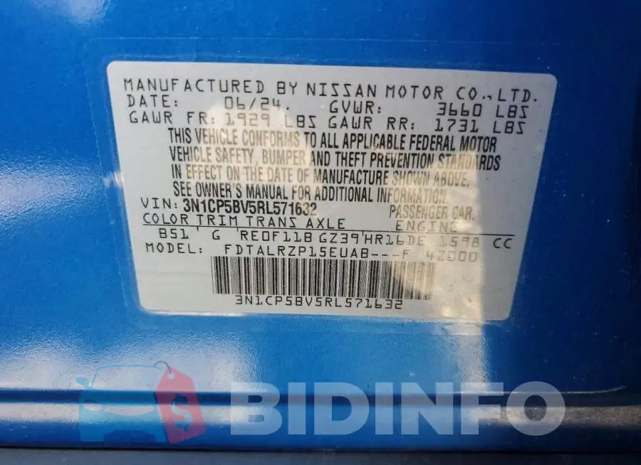 3N1CP5BV5RL571632 Photo# 12