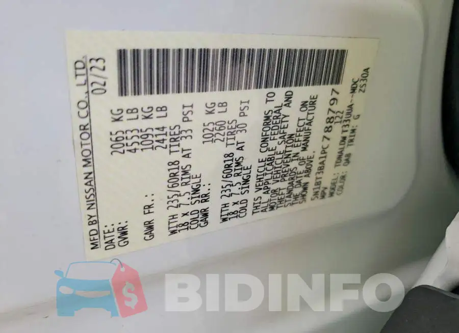 5N1BT3BA1PC788797 Photo# 14