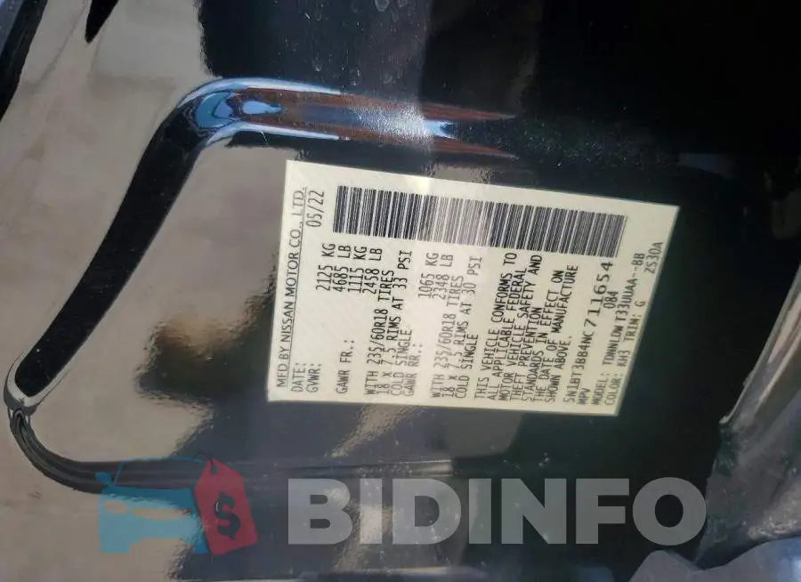 5N1BT3BB4NC711654 Photo# 12