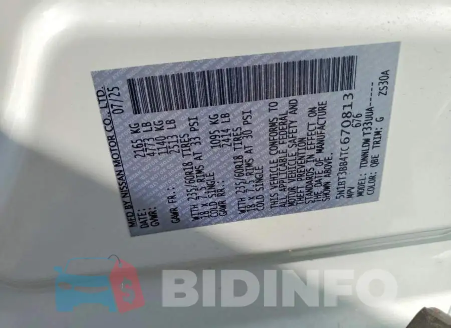 5N1BT3BB4TC670813 Photo# 13