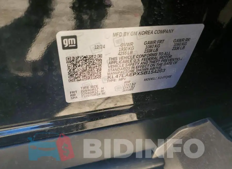 KL47LAEPXSB154203 Photo# 12