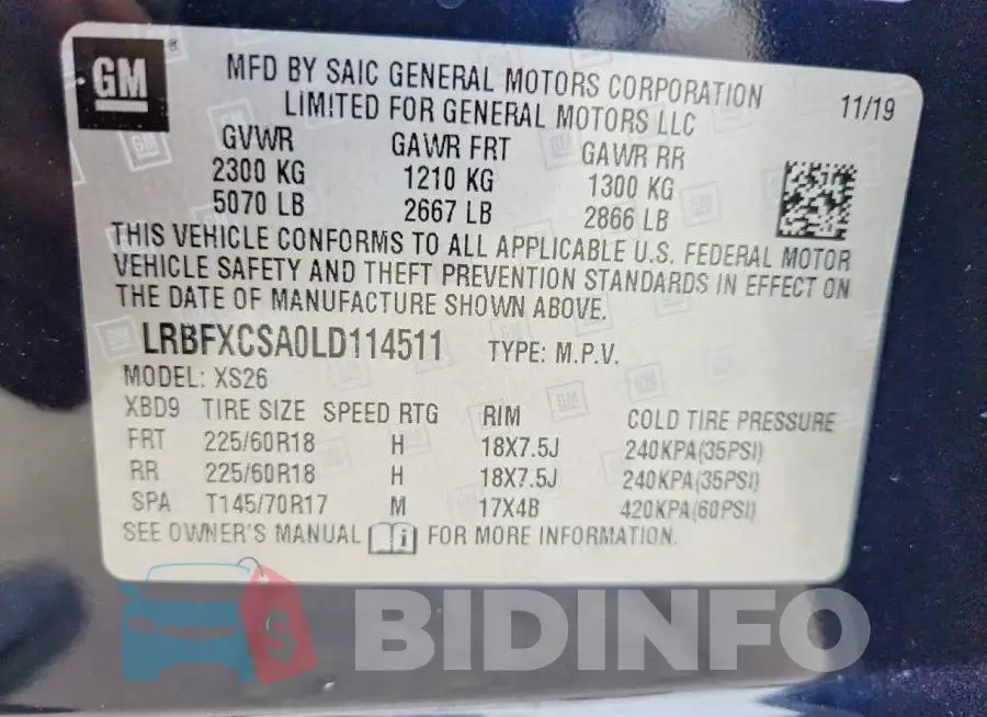 LRBFXCSA0LD114511 Photo# 13