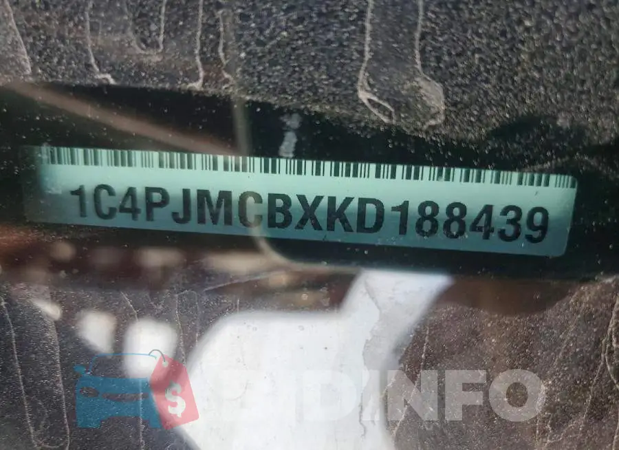 1C4PJMCBXKD188439 Photo# 13
