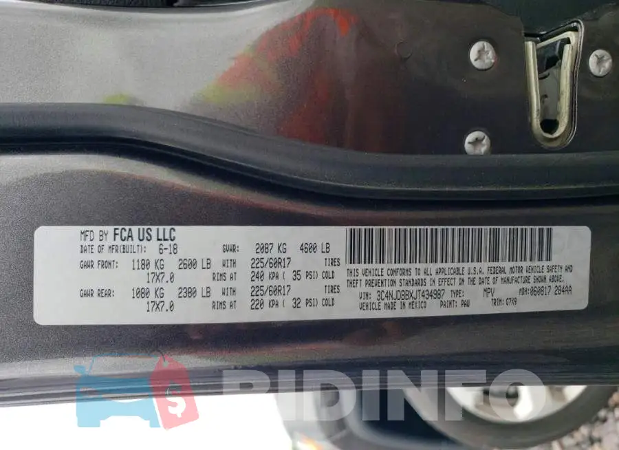 3C4NJDBBXJT434987 Photo# 12