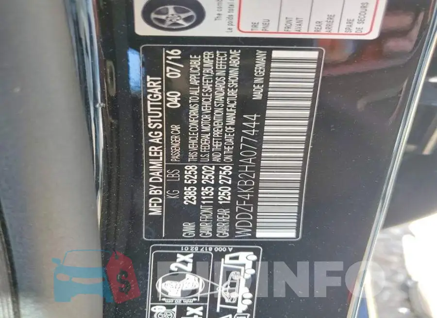 WDDZF4KB2HA077444 Photo# 12