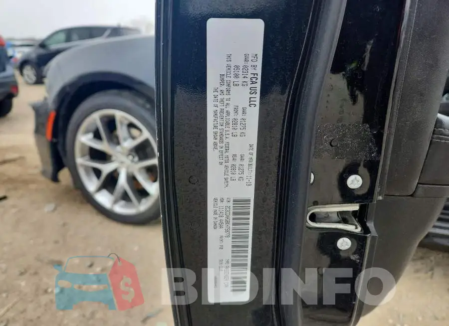 2C3CDXHG8KH758778 Photo# 12