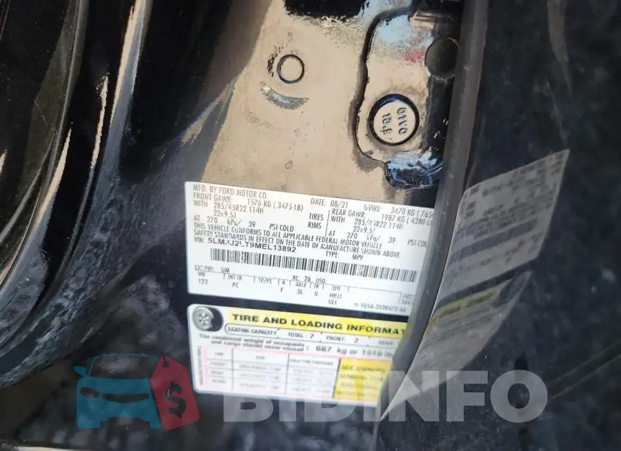 5LMJJ2LT9MEL13892 Photo# 14