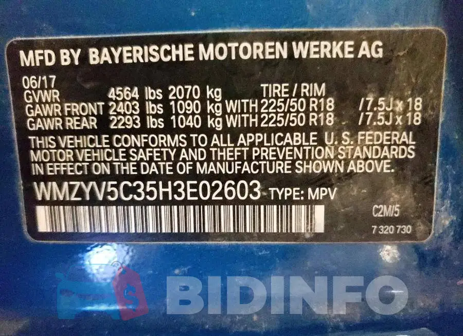 WMZYV5C35H3E02603 Photo# 12