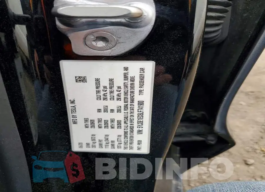 5YJ3E1EC6LF741900 Photo# 12