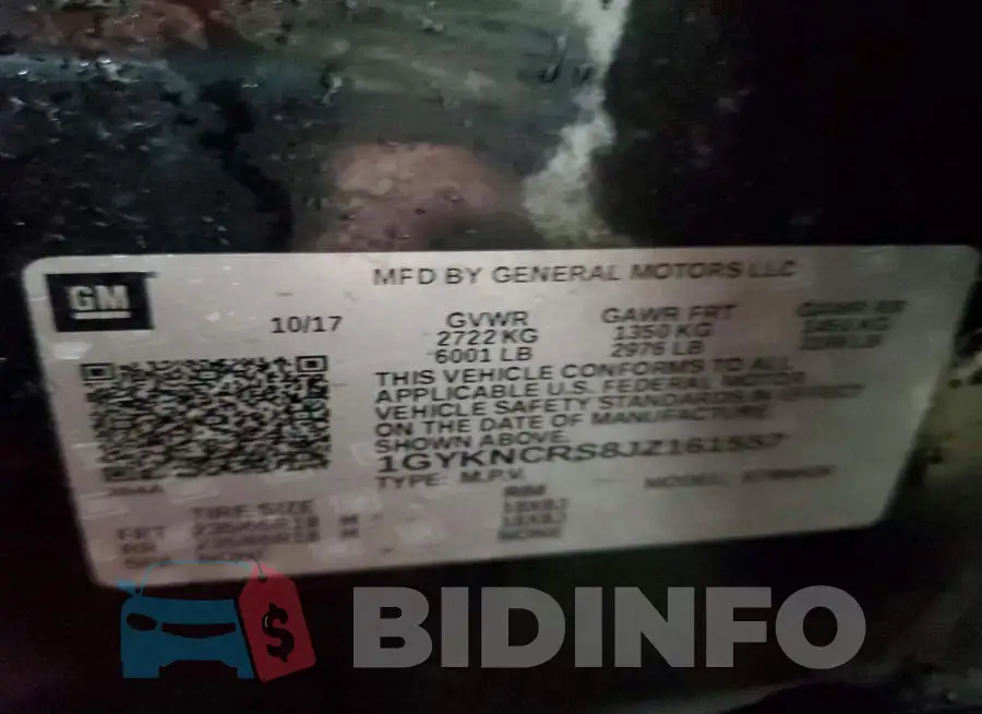 1GYKNCRS8JZ161557 Photo# 13