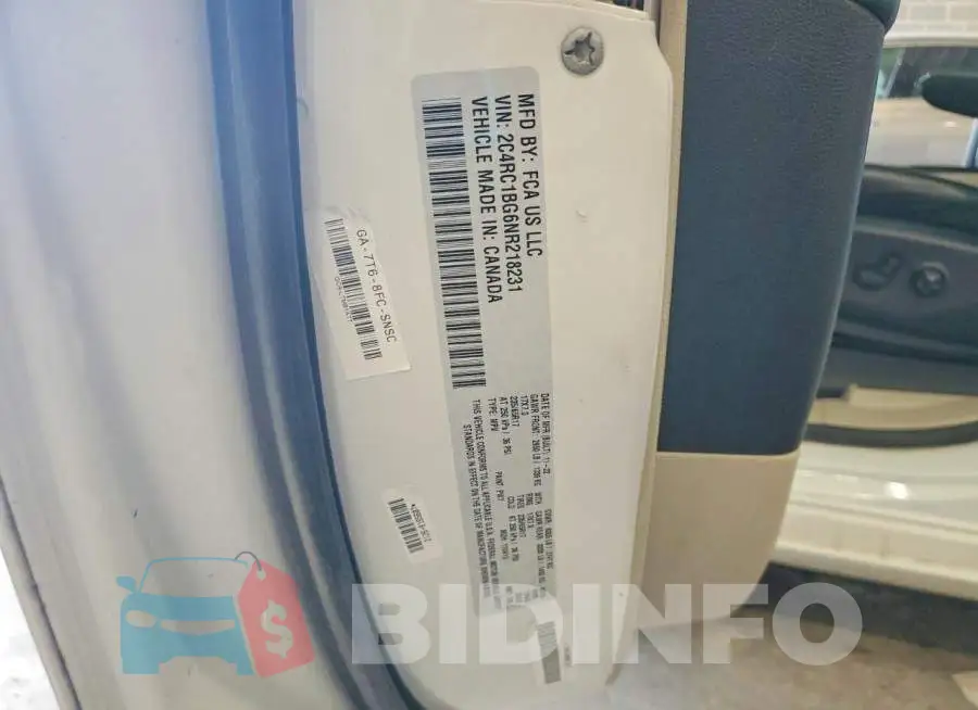 2C4RC1BG6NR218231 Photo# 13