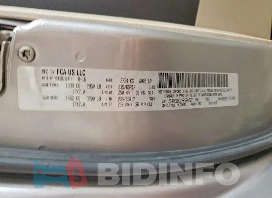 2C4RC1BG7HR560727 Photo# 13