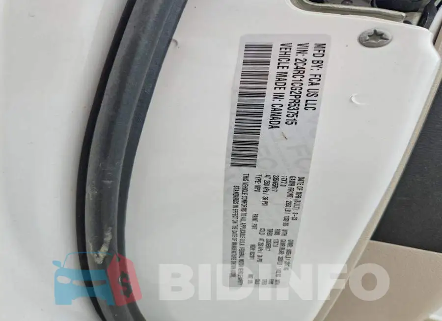 2C4RC1CG2PR537515 Photo# 13