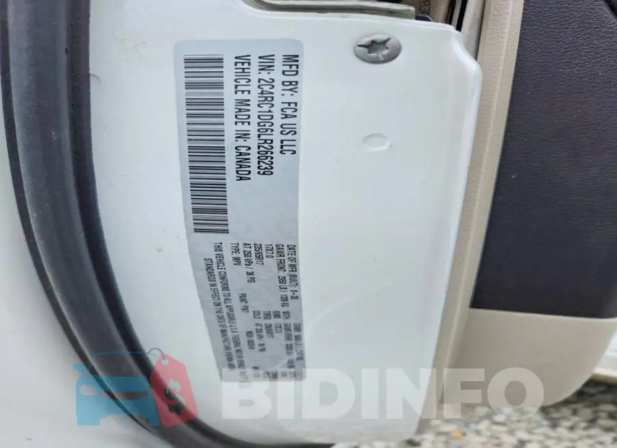 2C4RC1DG6LR266239 Photo# 12