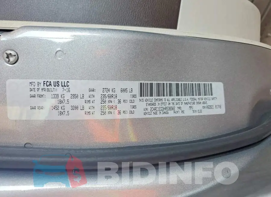 2C4RC1EG3HR538302 Photo# 13