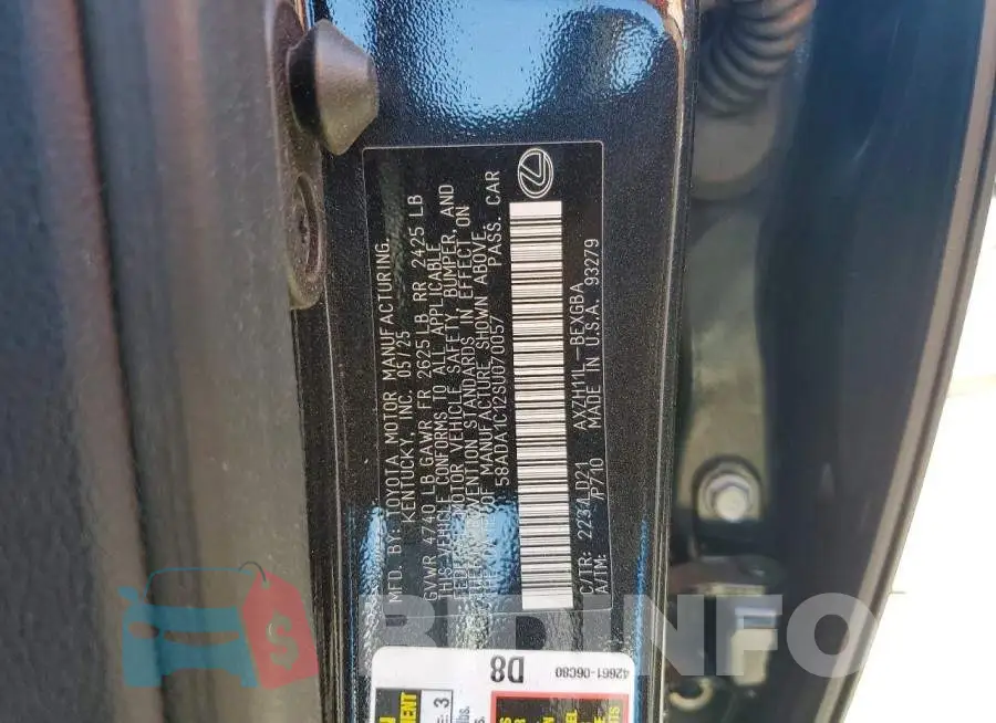 58ADA1C12SU070057 Photo# 12