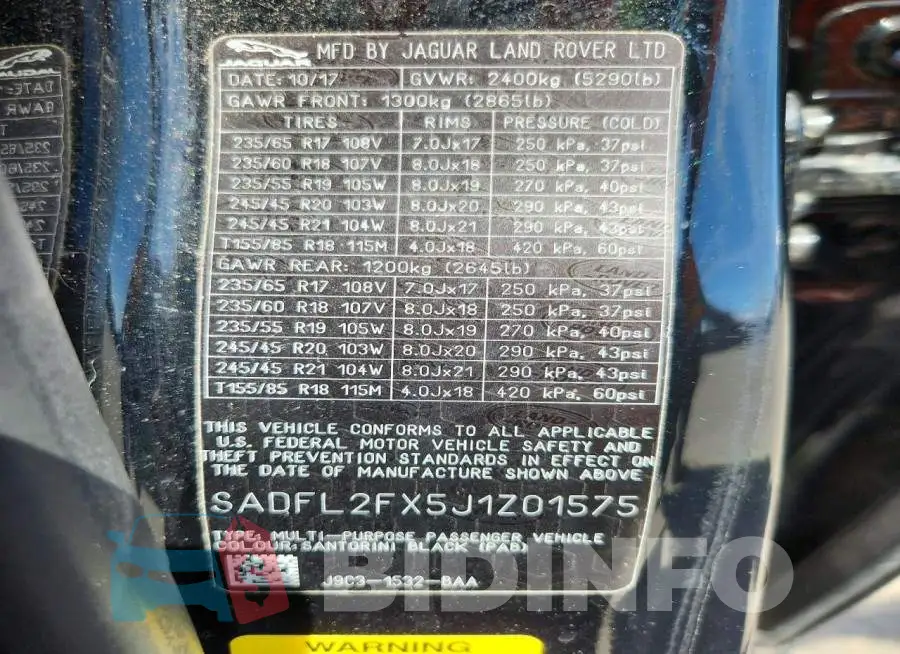 SADFL2FX5J1Z01575 Photo# 13