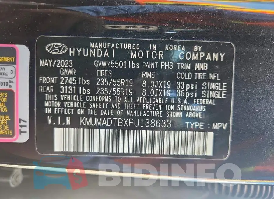 KMUMADTBXPU138633 Photo# 13