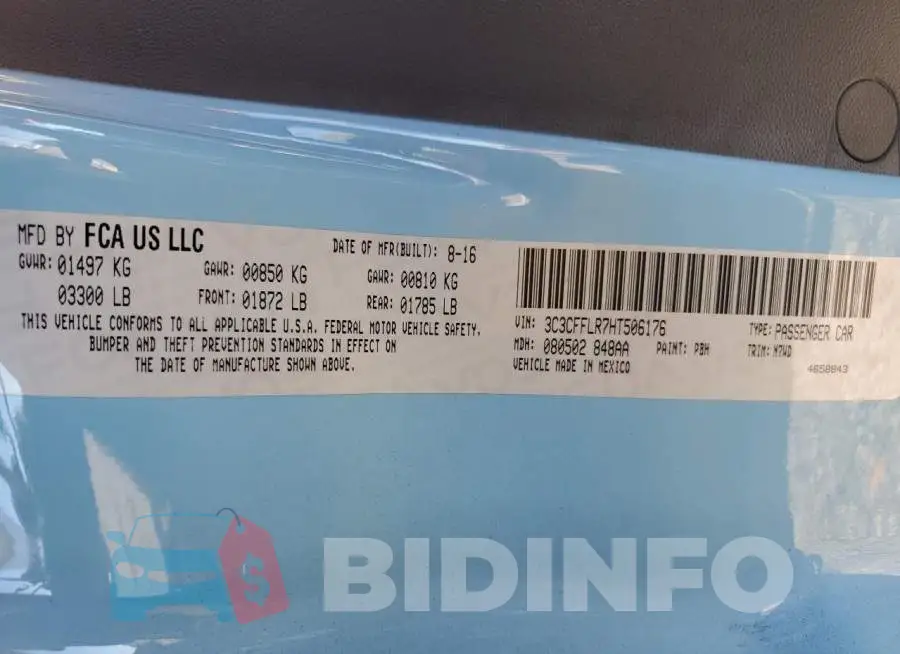 3C3CFFLR7HT506176 Photo# 12