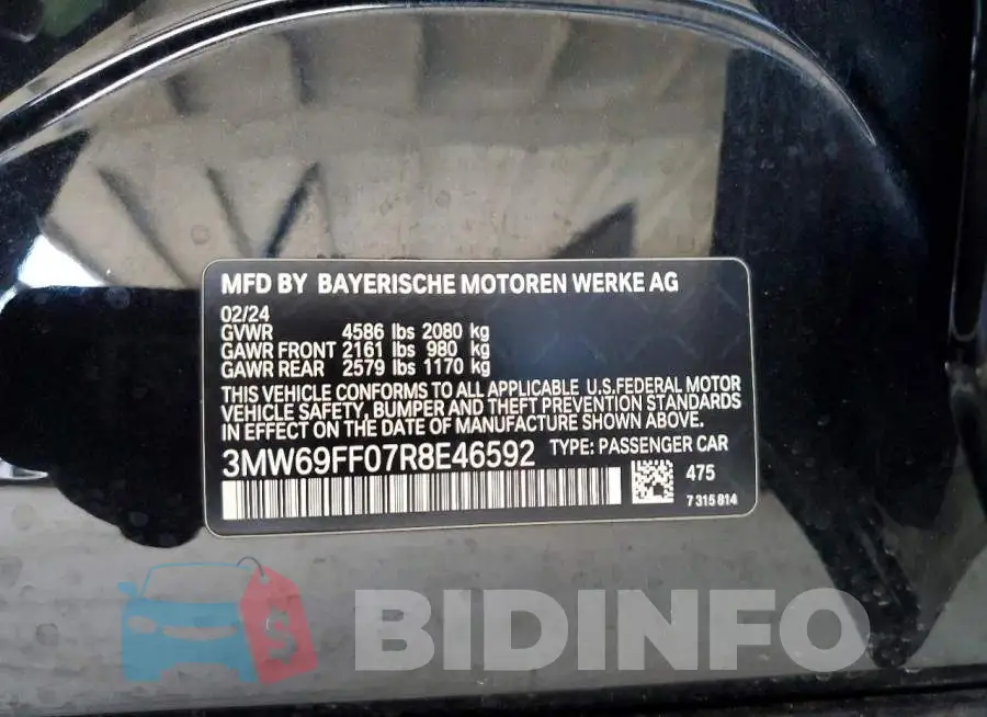 3MW69FF07R8E46592 Photo# 12