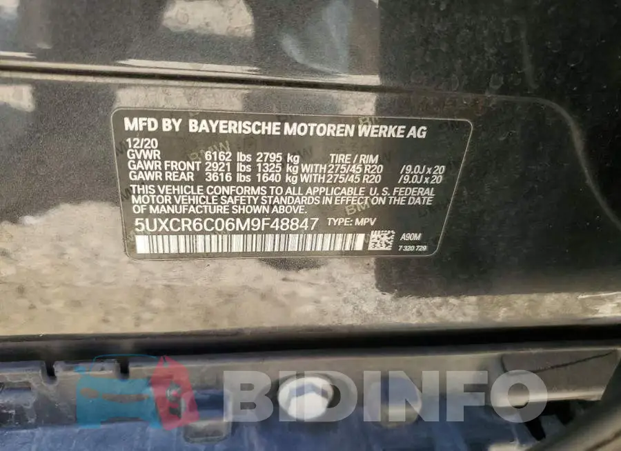 5UXCR6C06M9F48847 Photo# 14