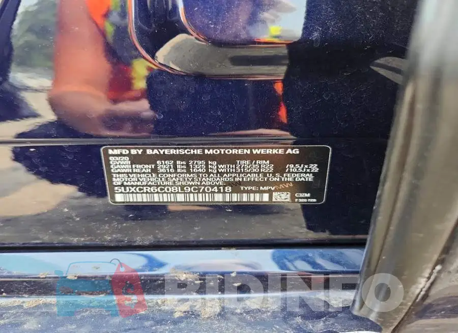 5UXCR6C08L9C70418 Photo# 13