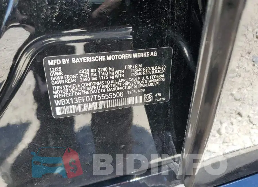 WBX13EF07T5555506 Photo# 12