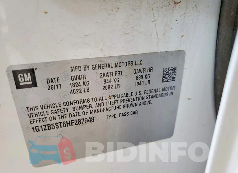 1G1ZB5ST6HF287948 Photo# 12