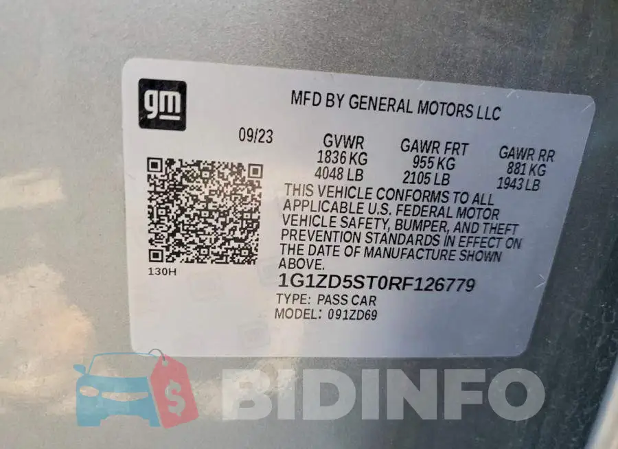 1G1ZD5ST0RF126779 Photo# 12