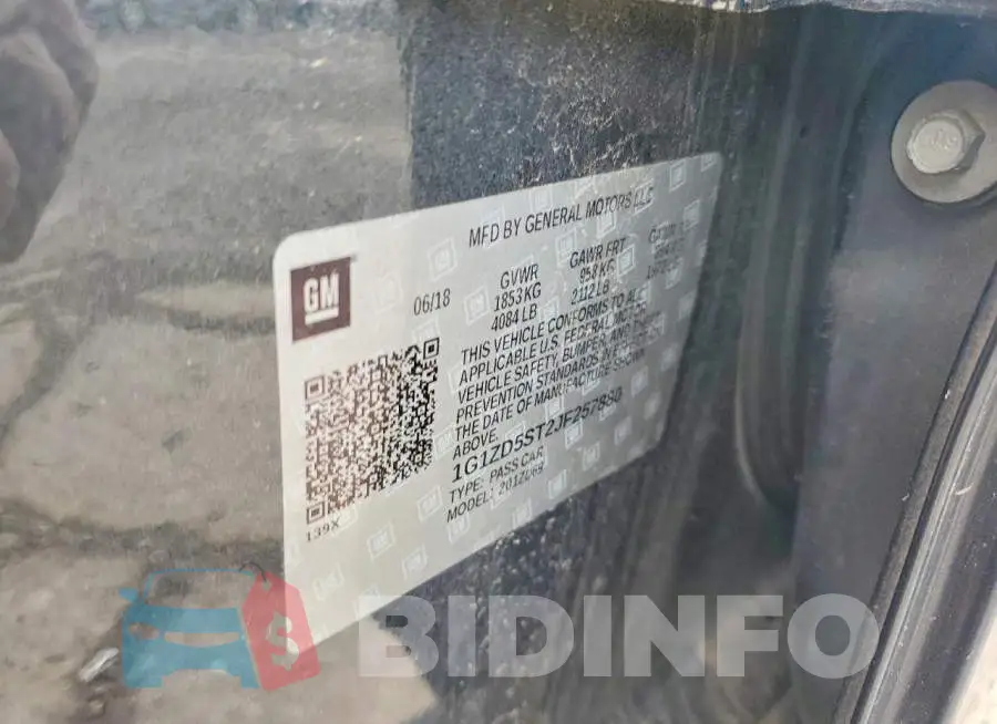 1G1ZD5ST2JF257880 Photo# 12