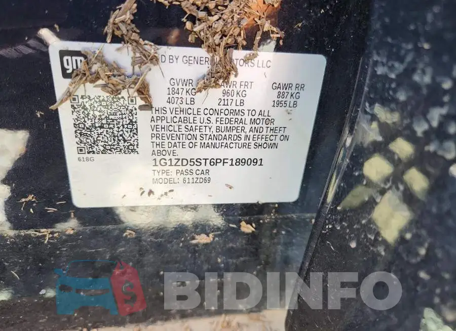 1G1ZD5ST6PF189091 Photo# 12