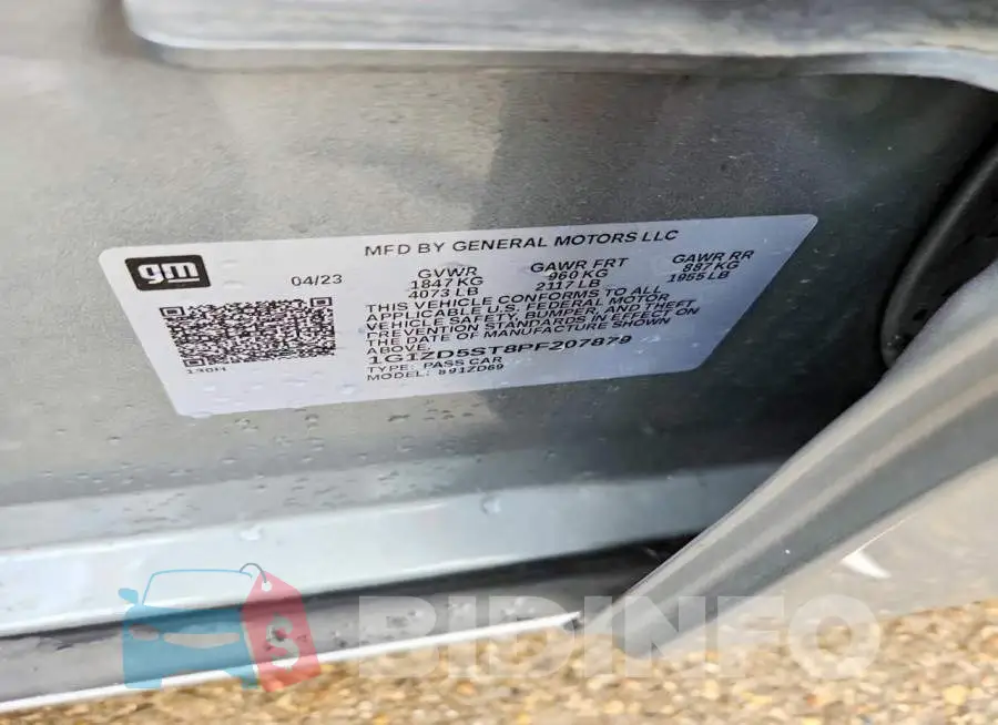 1G1ZD5ST8PF207879 Photo# 12